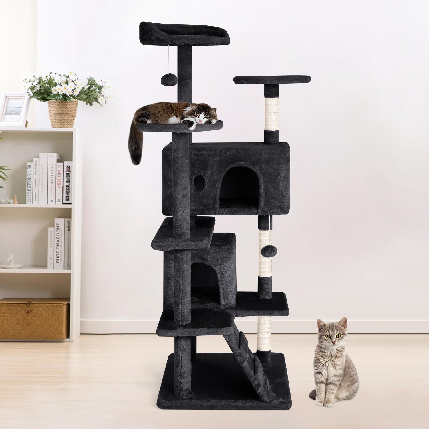 CAT★ Amazon.com : PayLessHere Cat Tree 54in Cat Tower with Cat